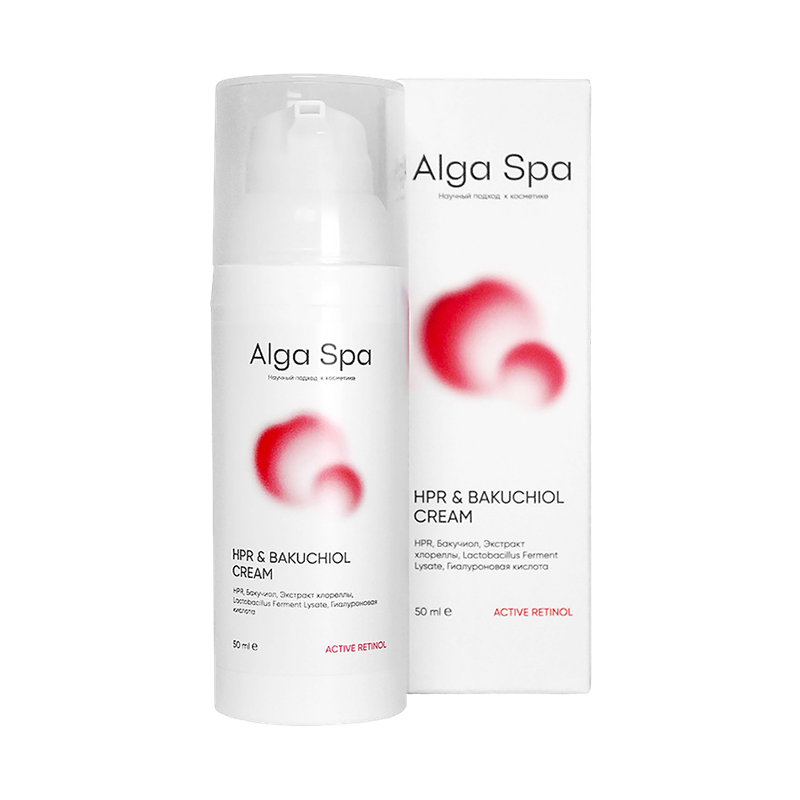 Крем с HPR и бакучиолом Alga Spa